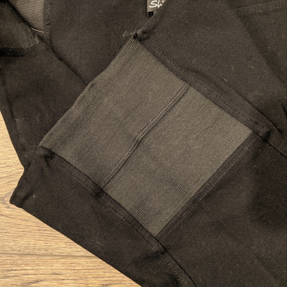 Flex waist black leggings trouser size medium - Picture 2 of 5